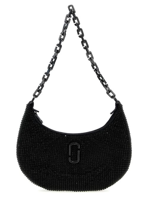 'The Rhinestone Small Curve Bag' shoulder bag MARC JACOBS Black