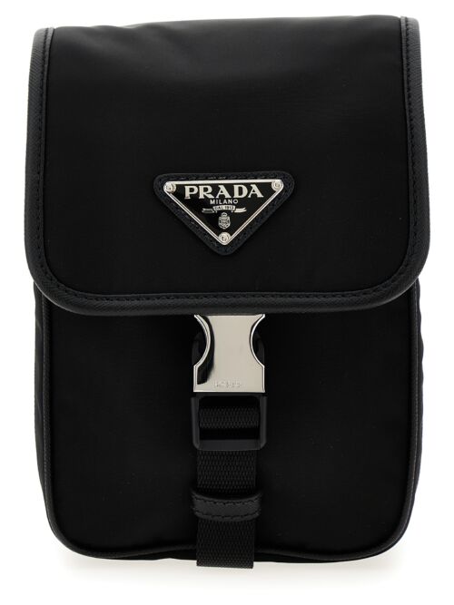 Re-Nylon logo crossbody bag PRADA Black