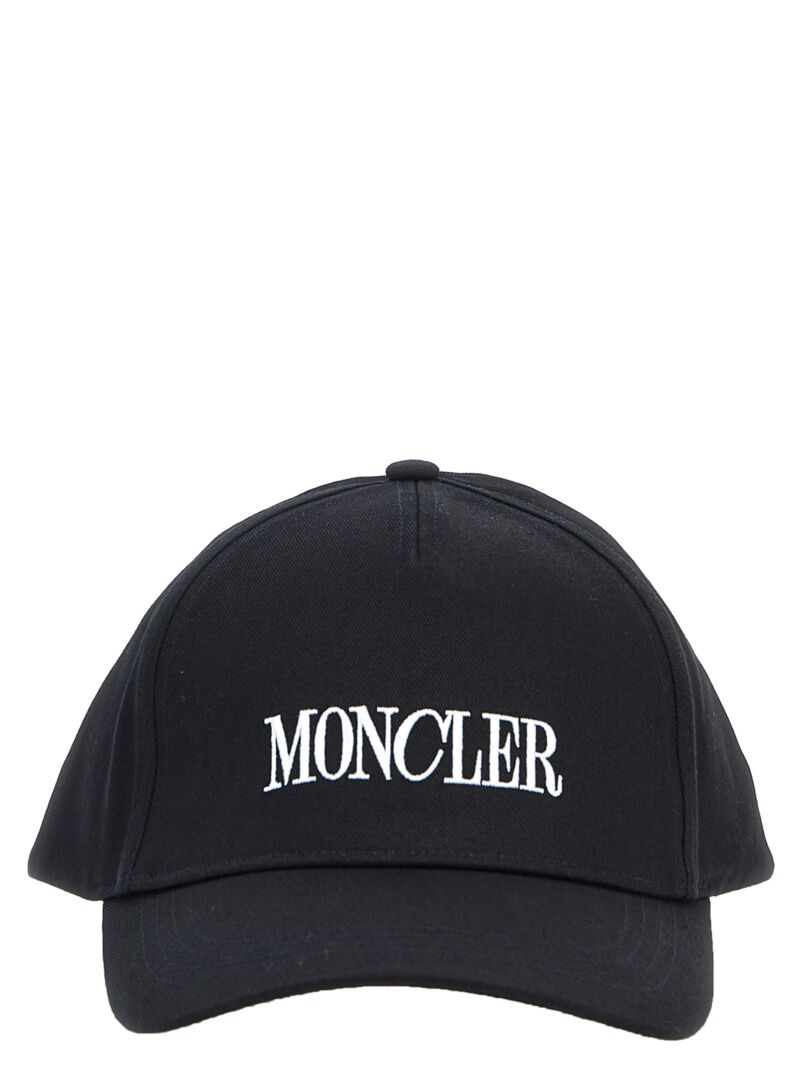 Logo embroidery cap MONCLER Black