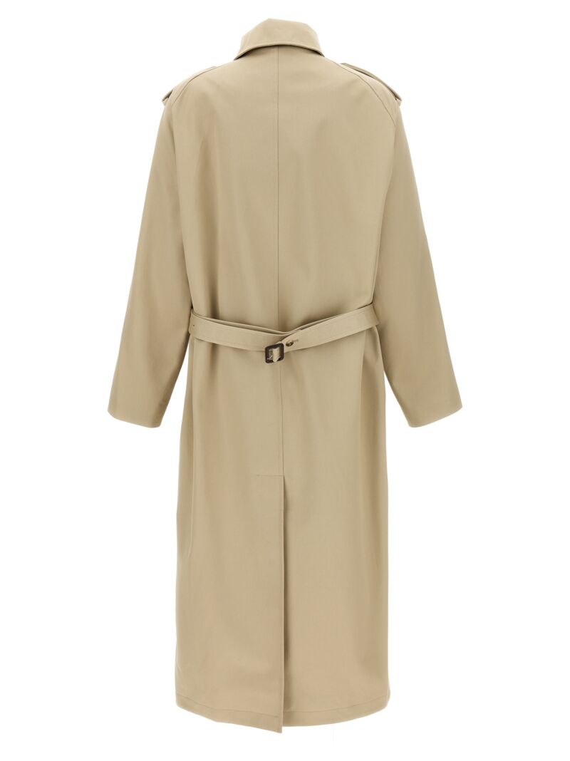 'Long Oblique' trench coat 424CMA178CO01311005 COURREGES Beige