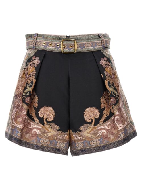 'Illustration Tuck' shorts ZIMMERMANN Multicolor