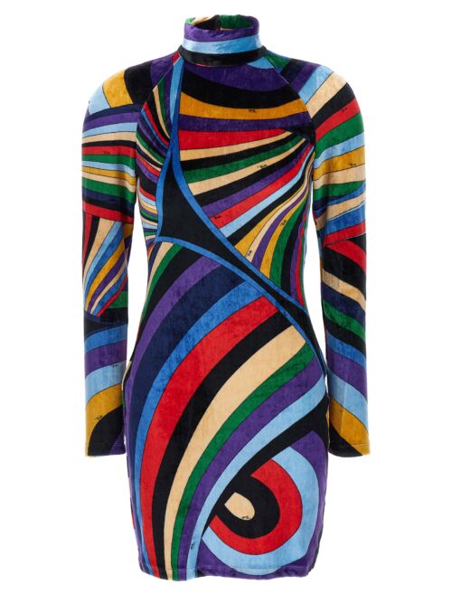 'Iride' chenille dress EMILIO PUCCI Multicolor