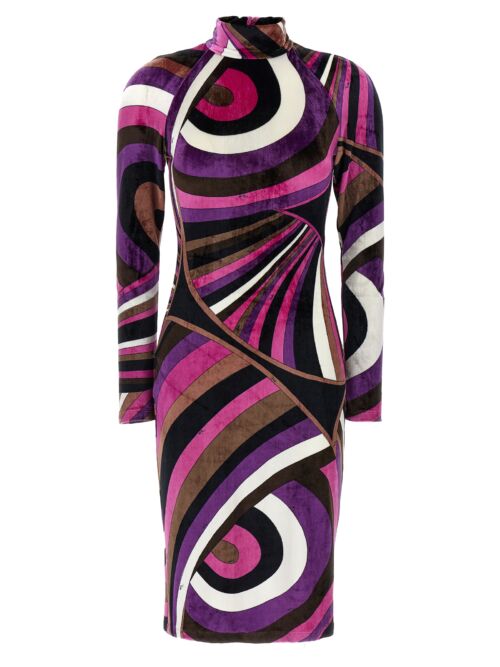 'Iride' chenille dress EMILIO PUCCI Multicolor