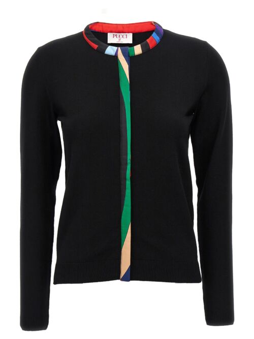 'Iride' cardigan EMILIO PUCCI Black