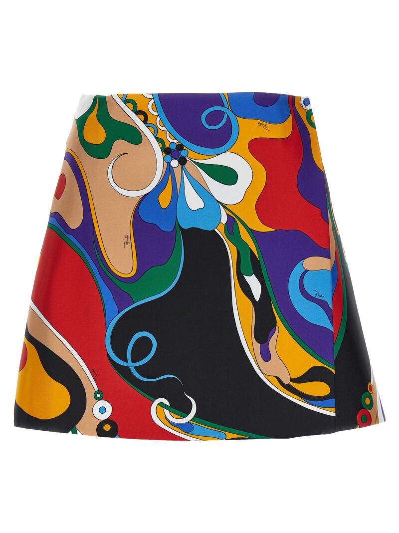 'Orchidee' skirt EMILIO PUCCI Multicolor