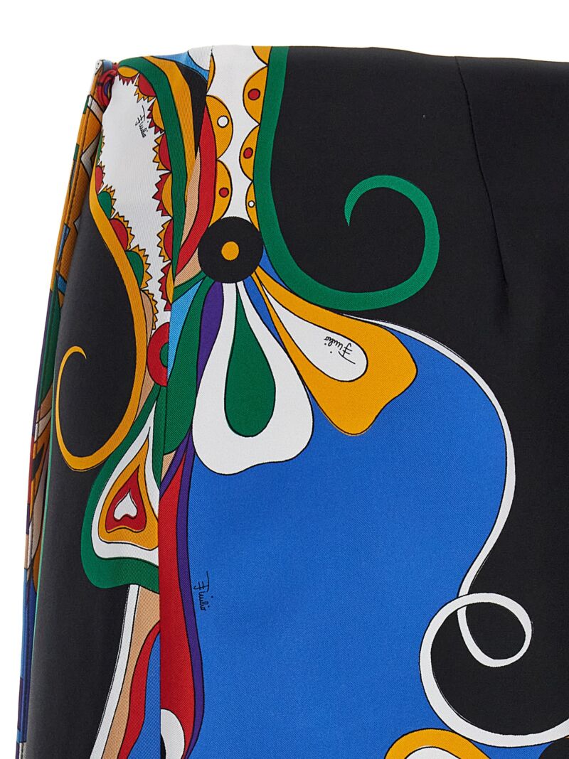 'Orchidee' skirt 100% silk EMILIO PUCCI Multicolor