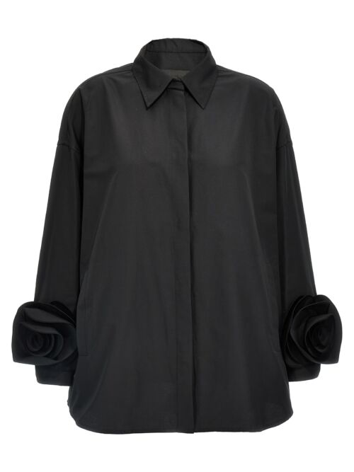 Valentino micro faille overshirt VALENTINO GARAVANI Black