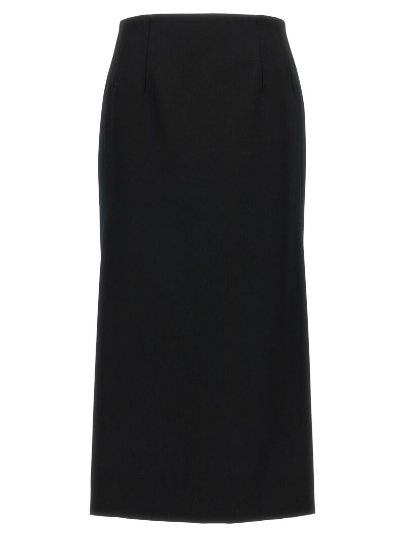 'Solid Grisaille' Valentino skirt VALENTINO GARAVANI Black