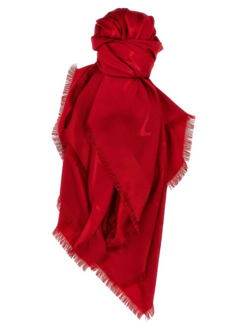 Valentino Garavani 'VLogo Signature' shawl VALENTINO GARAVANI Red