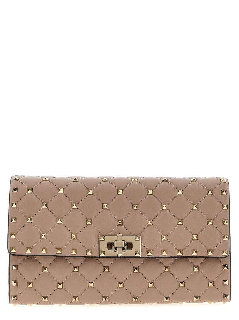 Valentino Garavani 'Rockstud Spike' shoulder bag VALENTINO GARAVANI Beige