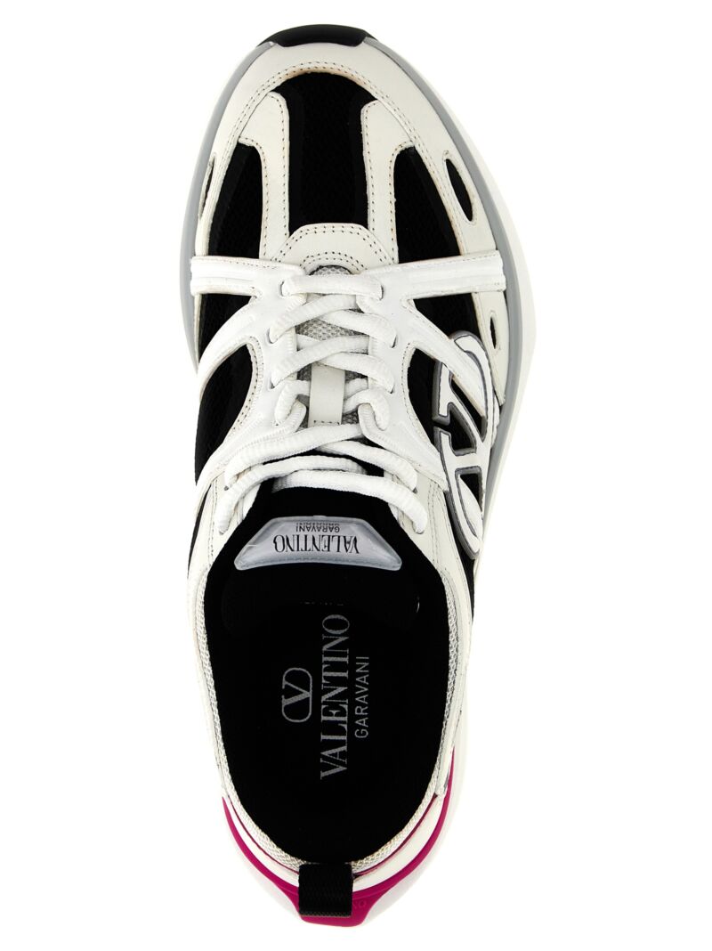 Valentino Garavani 'VLogo EasyJog' sneakers 100% calfskin leather (Bos Taurus) VALENTINO GARAVANI White/Black