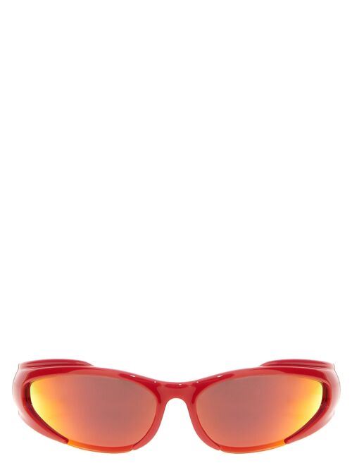 'Reverse Xpander Rectangle' sunglasses BALENCIAGA Red