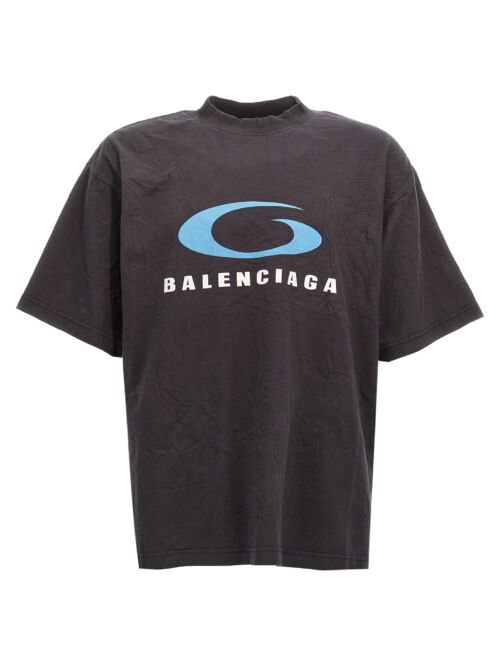 'Loop Sports Icon' T-shirt BALENCIAGA Black