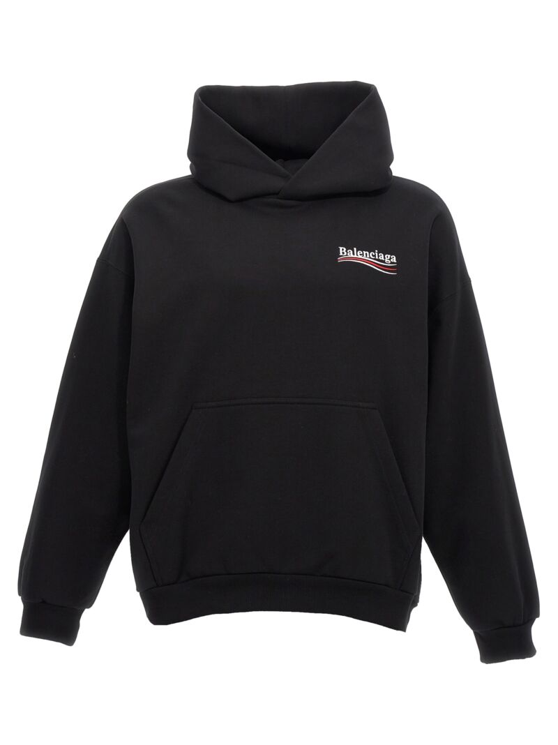 'Political Campaign' hoodie BALENCIAGA White/Black