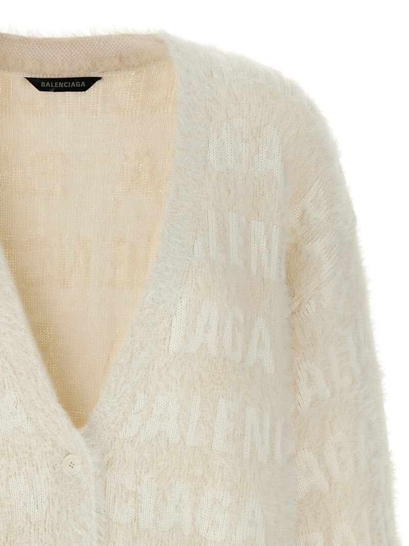 'Furry' cardigan Woman BALENCIAGA Beige