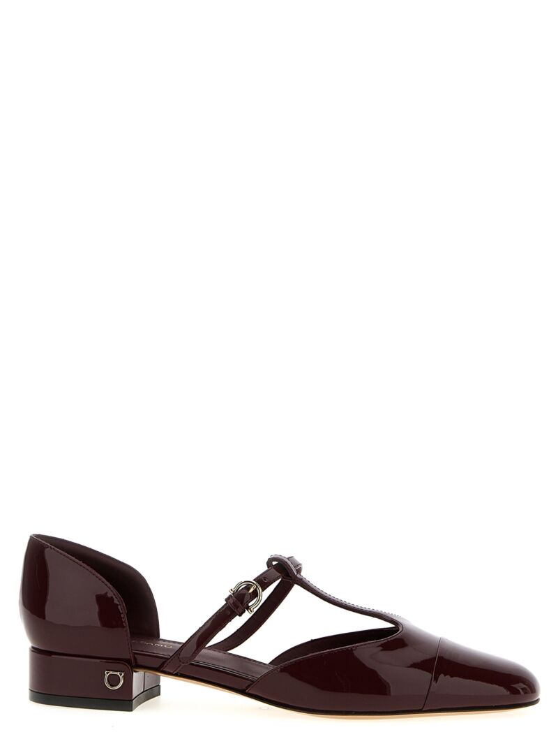 'Linette' ballet flats FERRAGAMO Bordeaux