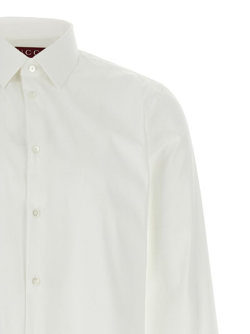 Poplin shirt Man GUCCI White