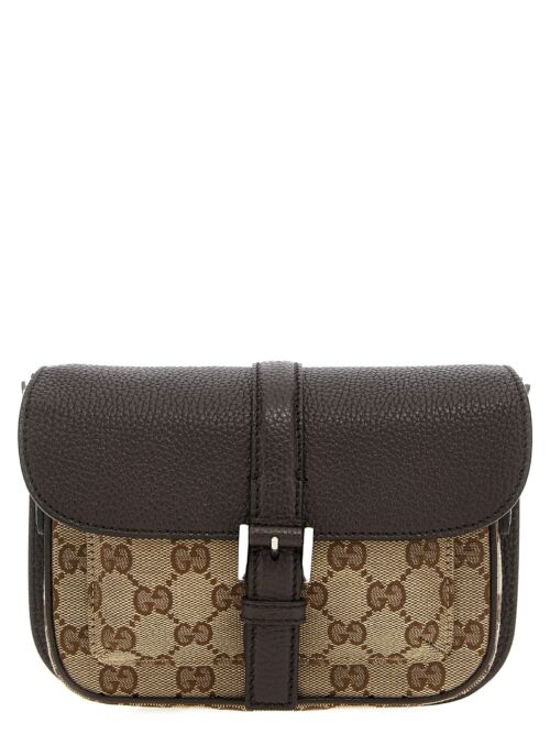 'Mini GG' crossbody bag GUCCI Brown