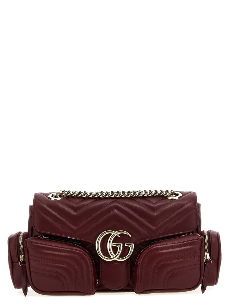 'Marmont' small shoulder bag GUCCI Bordeaux