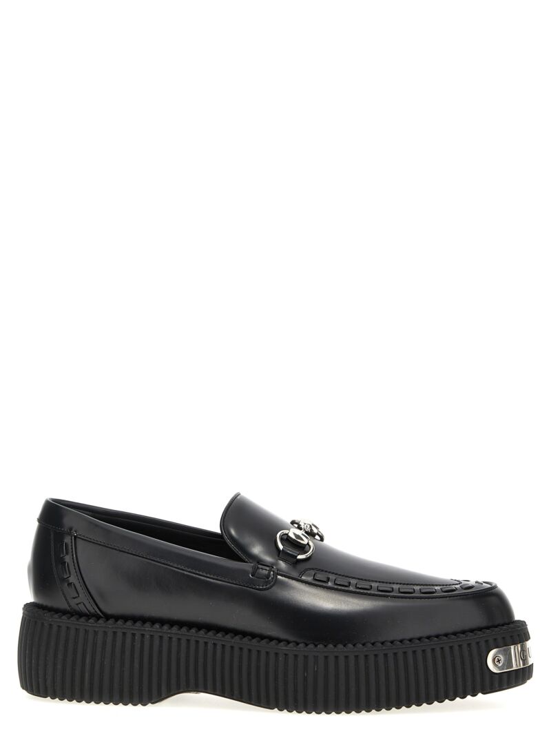 'Creeper Gucci Horsebit' loafers GUCCI Black