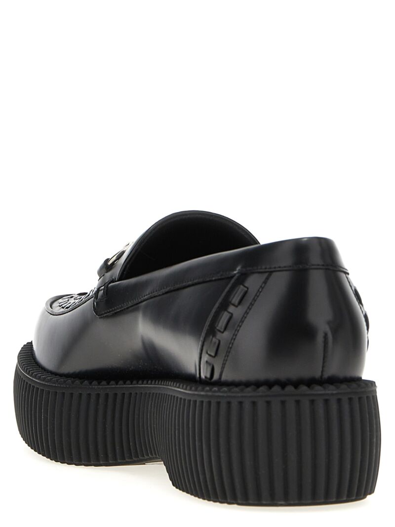 'Creeper Gucci Horsebit' loafers Man GUCCI Black