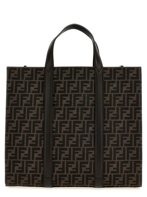 'FF' shopping bag FENDI Brown