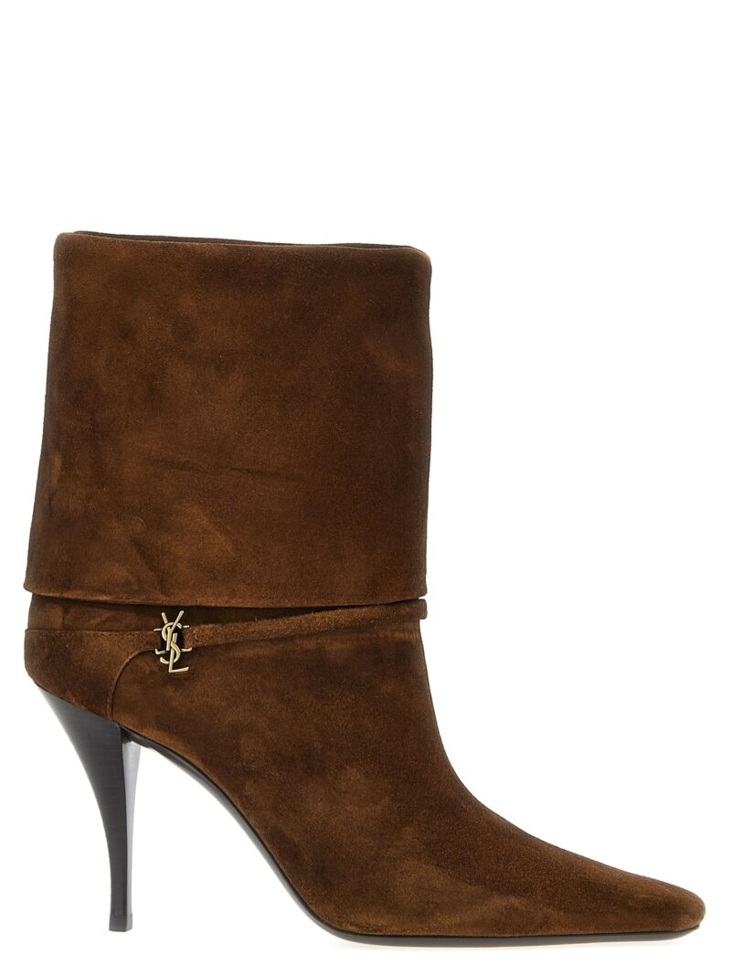 'Ricky' ankle boots SAINT LAURENT Beige