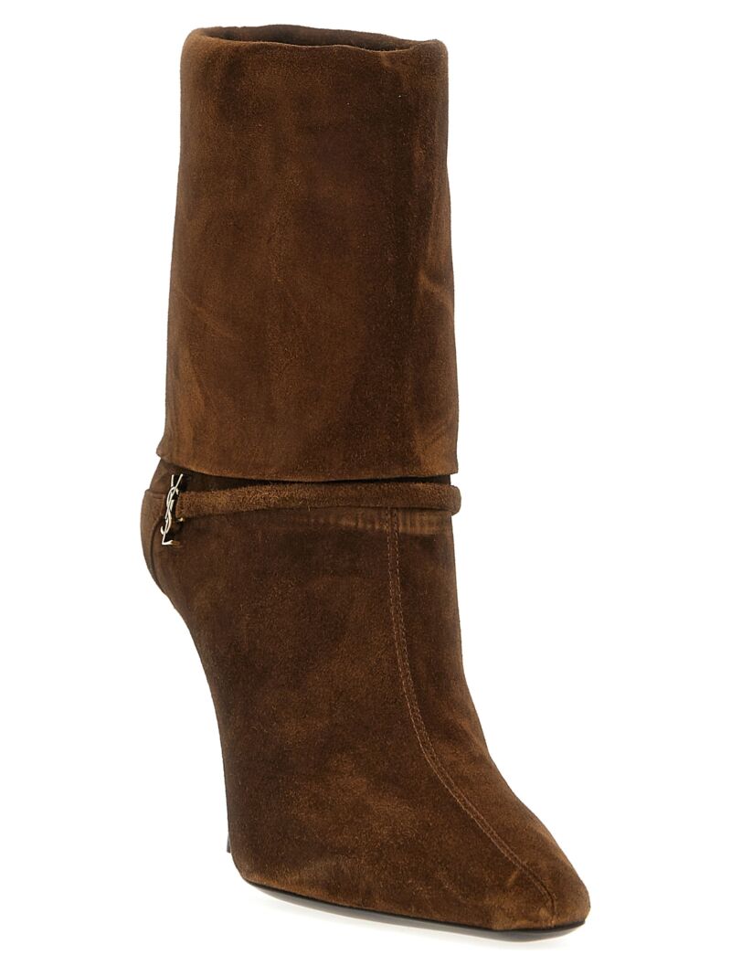 'Ricky' ankle boots 8013930LI002701 SAINT LAURENT Beige