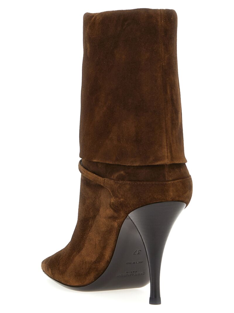 'Ricky' ankle boots Woman SAINT LAURENT Beige