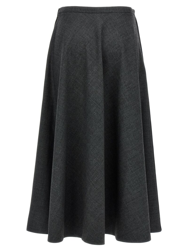 Wool skirt 803406ZARI21078 GUCCI Gray