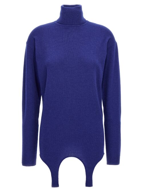 Garter sweater SAINT LAURENT Blue