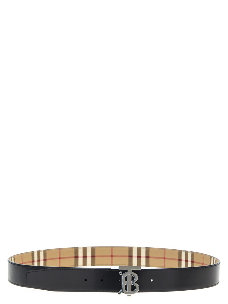 'TB' reversible belt 8069853ARCHIVEBEIGESILVER BURBERRY Multicolor