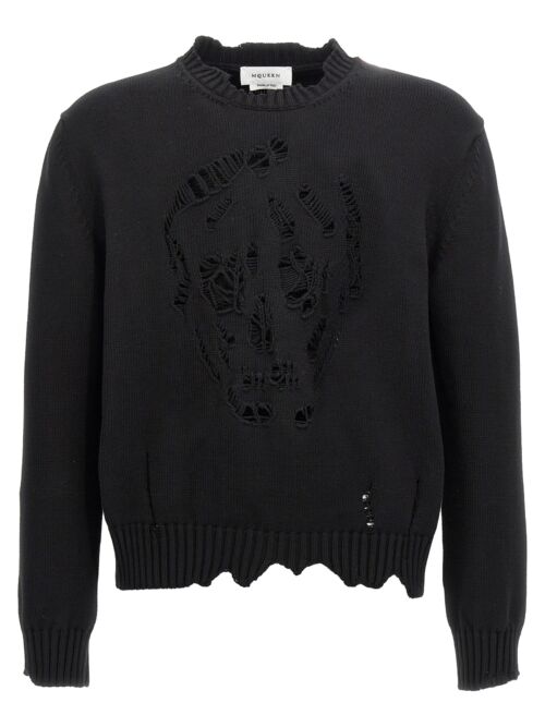 'Skull' sweater ALEXANDER MCQUEEN Black