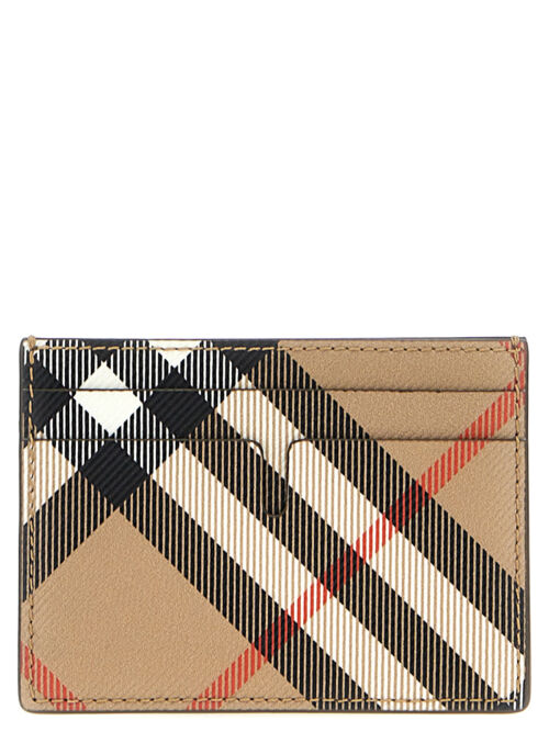 Check card holder BURBERRY Beige