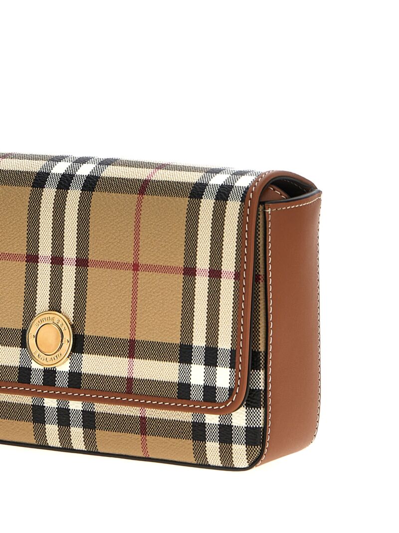 'Hampshire' crossbody bag Woman BURBERRY Beige