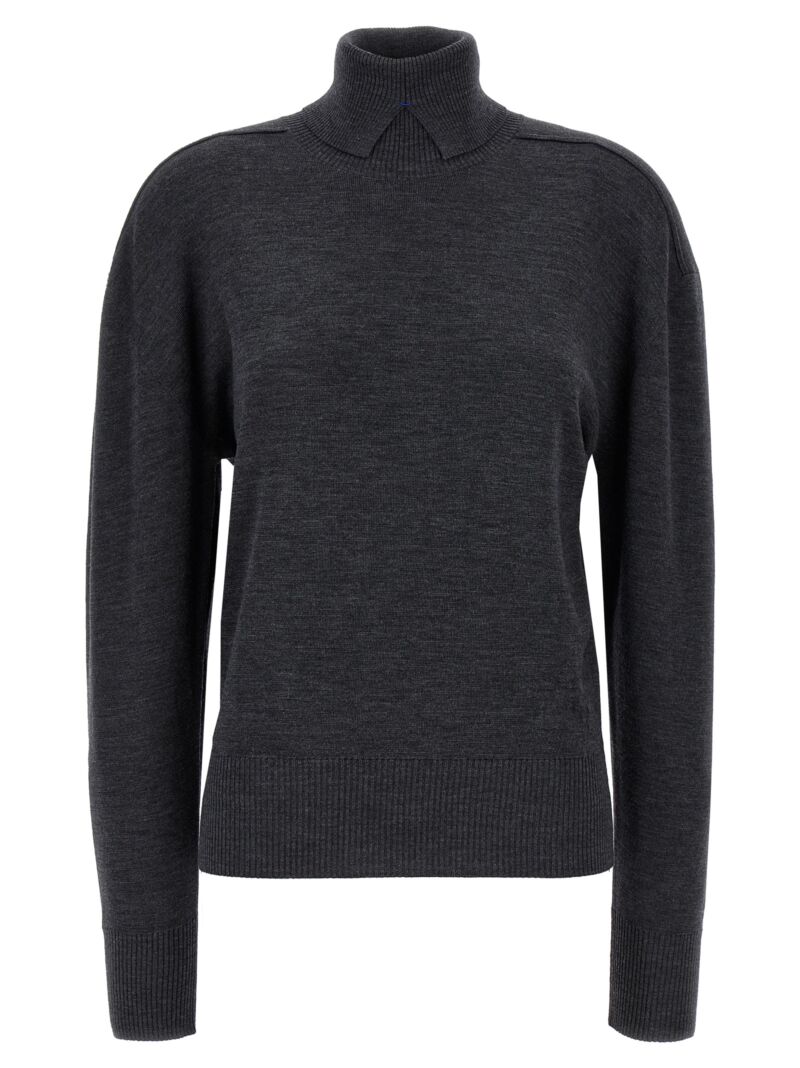 High neck sweater BURBERRY Gray