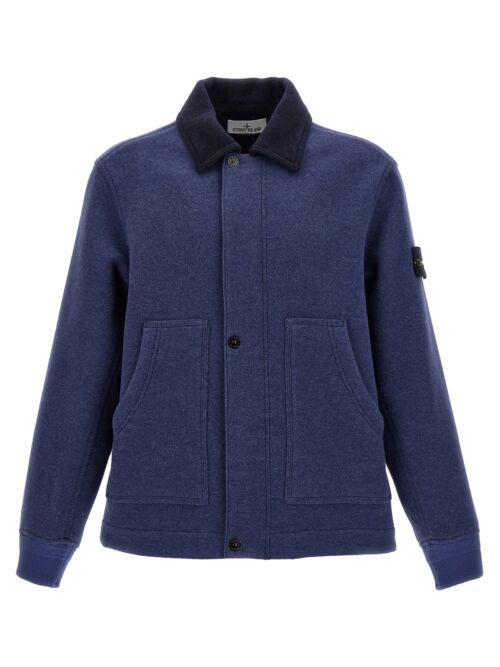 'Panno Double' jacket STONE ISLAND Blue