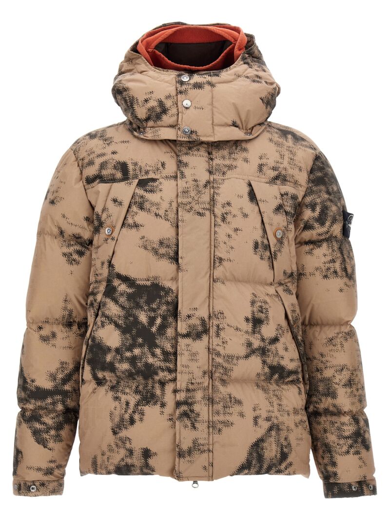 'Termo Reactive' down jacket STONE ISLAND Beige