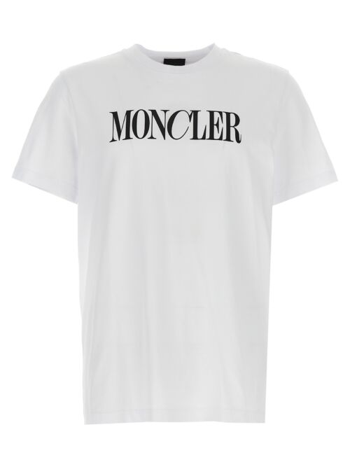 Logo print T-shirt MONCLER White/Black