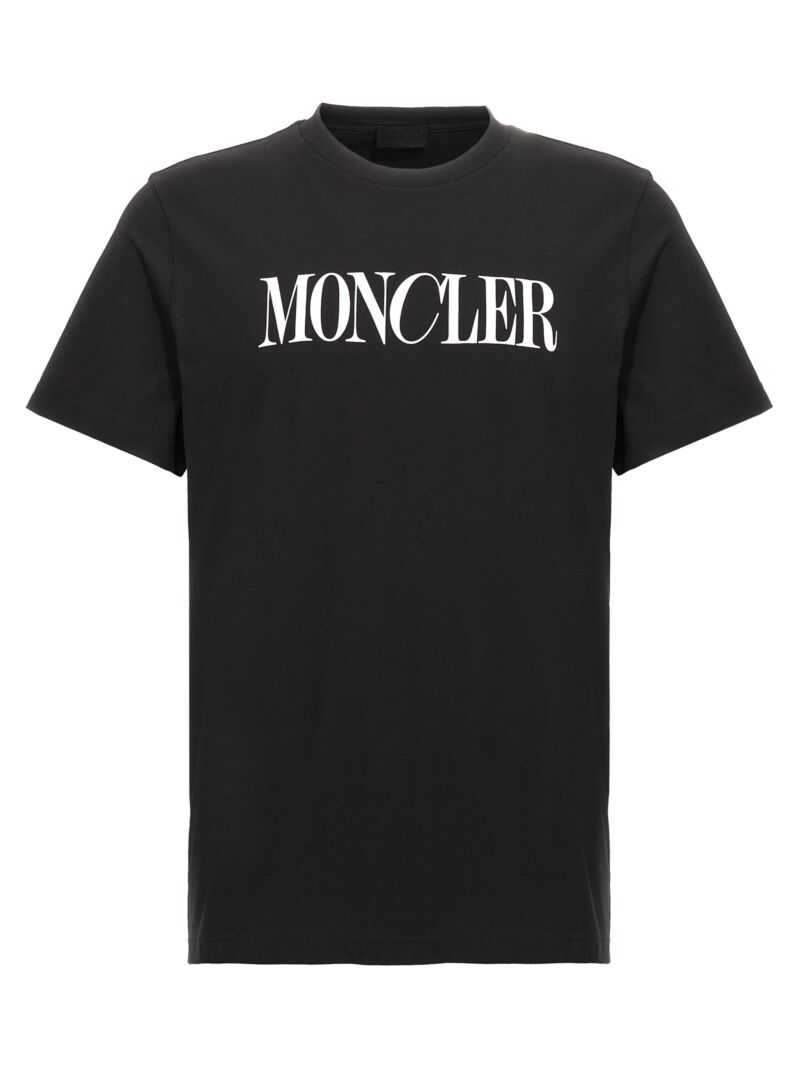 Logo print T-shirt MONCLER White/Black