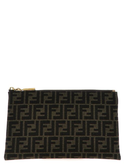 'Medium Baguette' clutch FENDI Brown