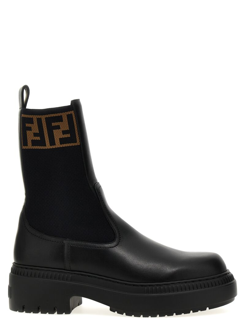 'Domino' ankle boots FENDI Black