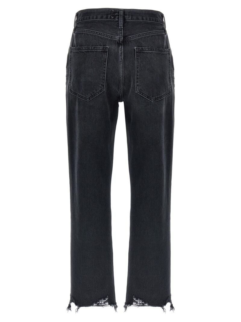 'Riley Crop' jeans A056H1157HITCH AGOLDE Black