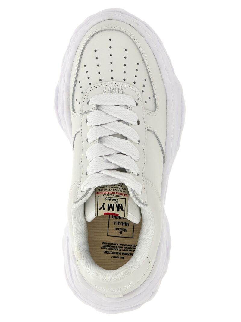 'Wayne' sneakers 100% cow leather (Bos Taurus) MAISON MIHARA YASUHIRO White