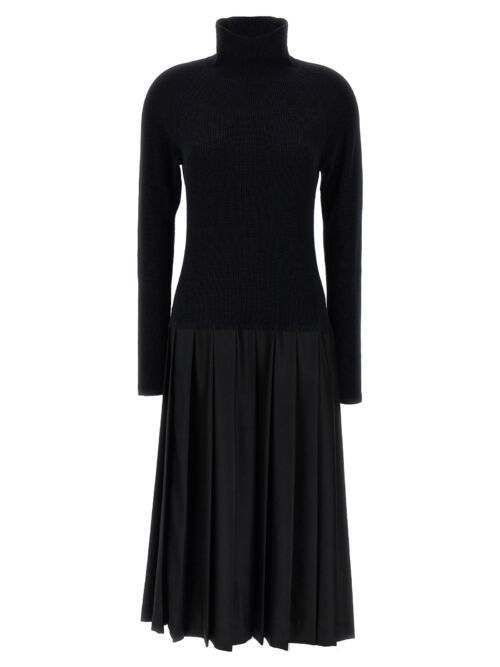 Pleated skirt dress FABIANA FILIPPI Black