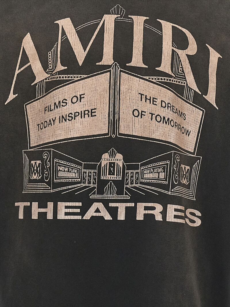 'Amiri Theaters Vintage' T-shirt 100% cotton AMIRI Black