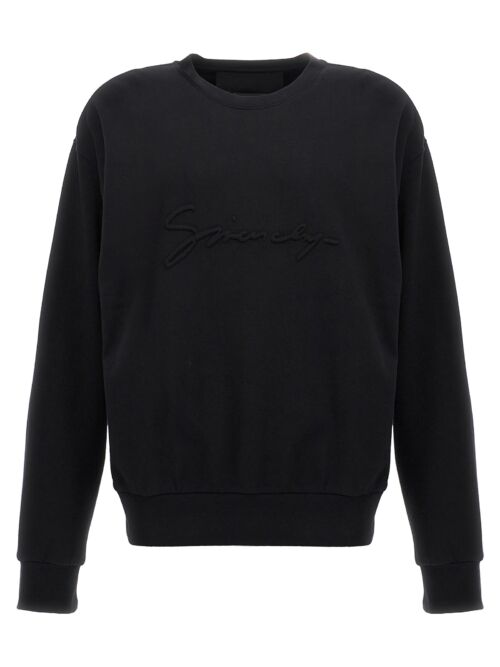 Embossed logo sweatshirt GIVENCHY Black