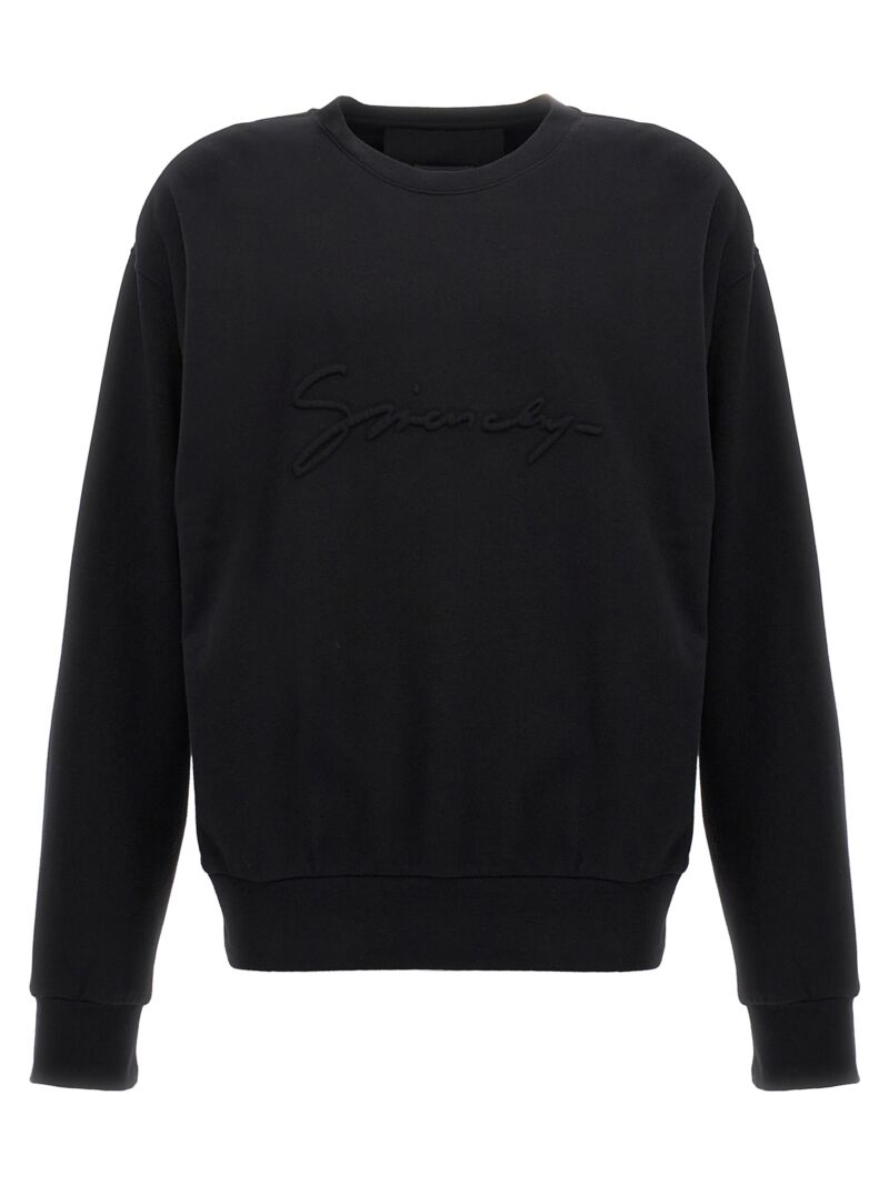 Embossed logo sweatshirt GIVENCHY Black