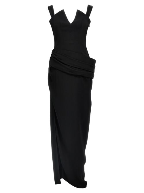 Draped dress GIVENCHY Black