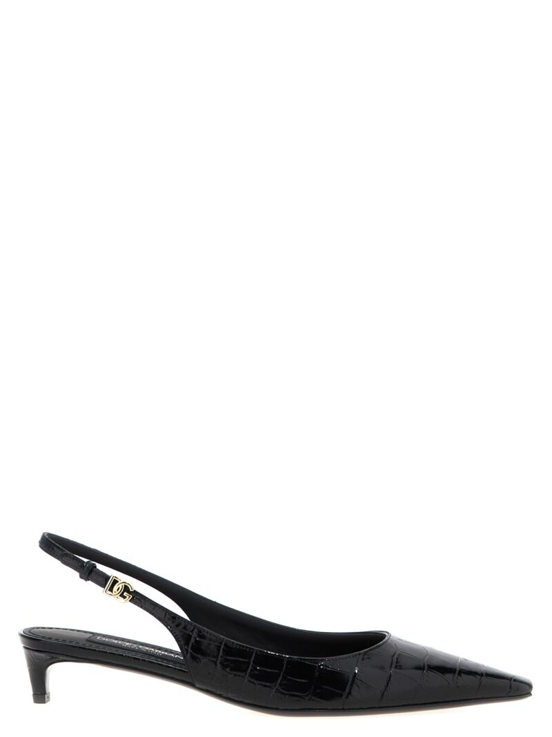 'Mun' slingback DOLCE & GABBANA Black